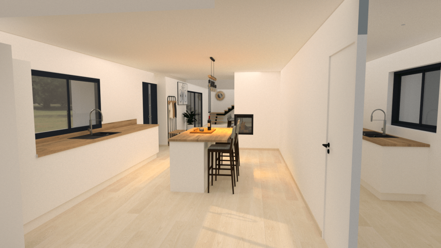 Cuisine & Arrière cuisine (projet)